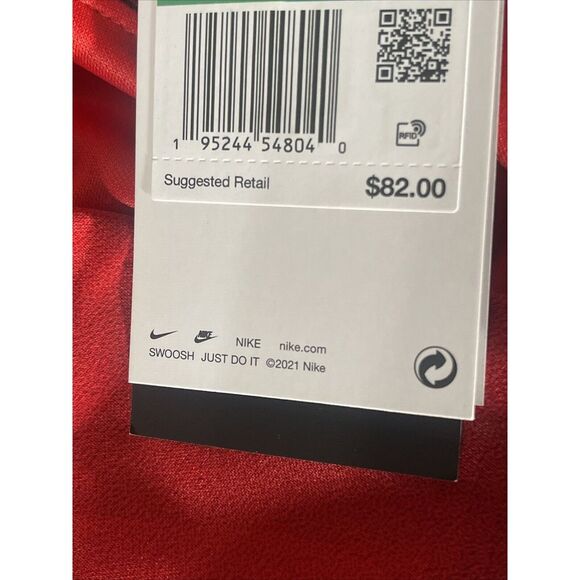 NWT Nike Dri-Fit Red Gardien IV Soccer Jersey Men's Medium DH7977-657 New - Picture 3 of 4